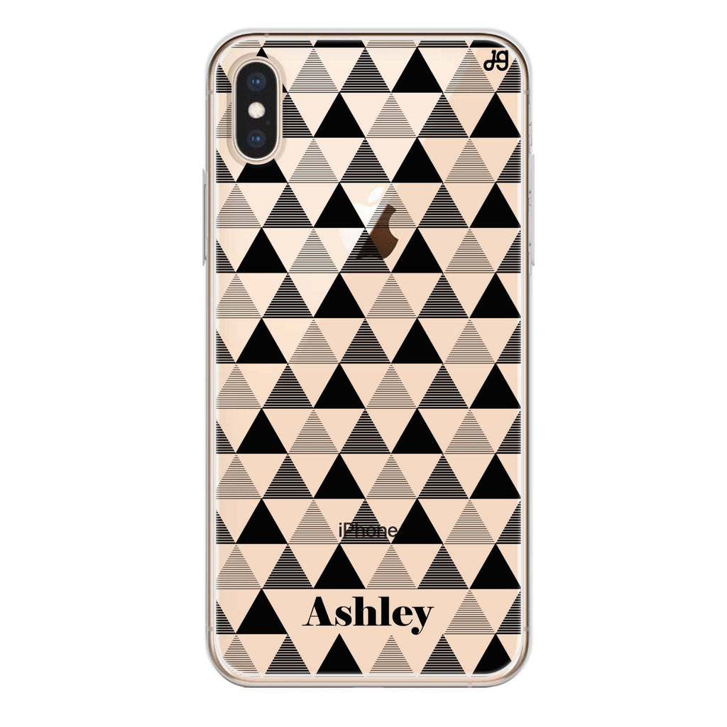 Triangles Seamless iPhone X Ultra Clear Case