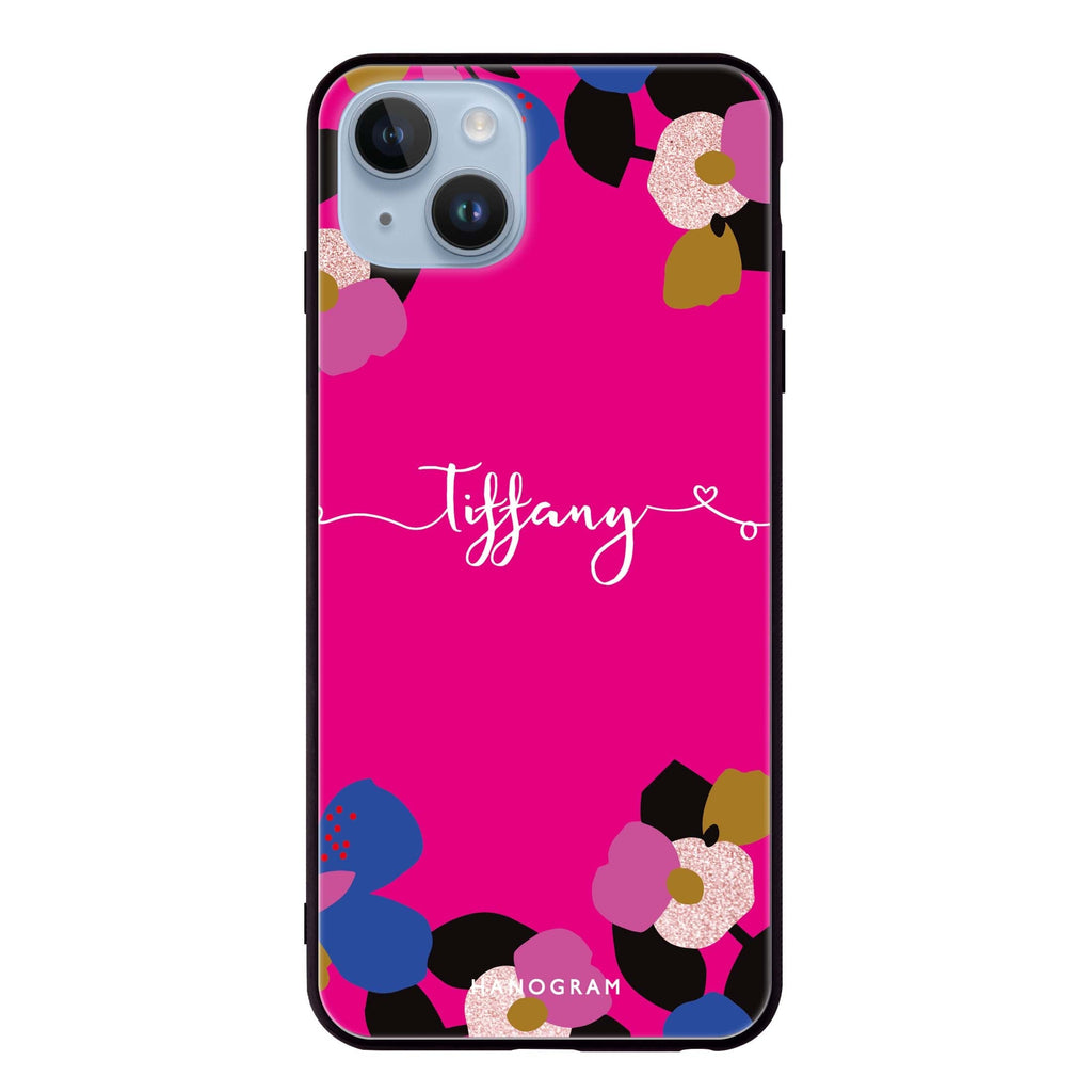 Floral POP II iPhone 14 Plus Glass Case