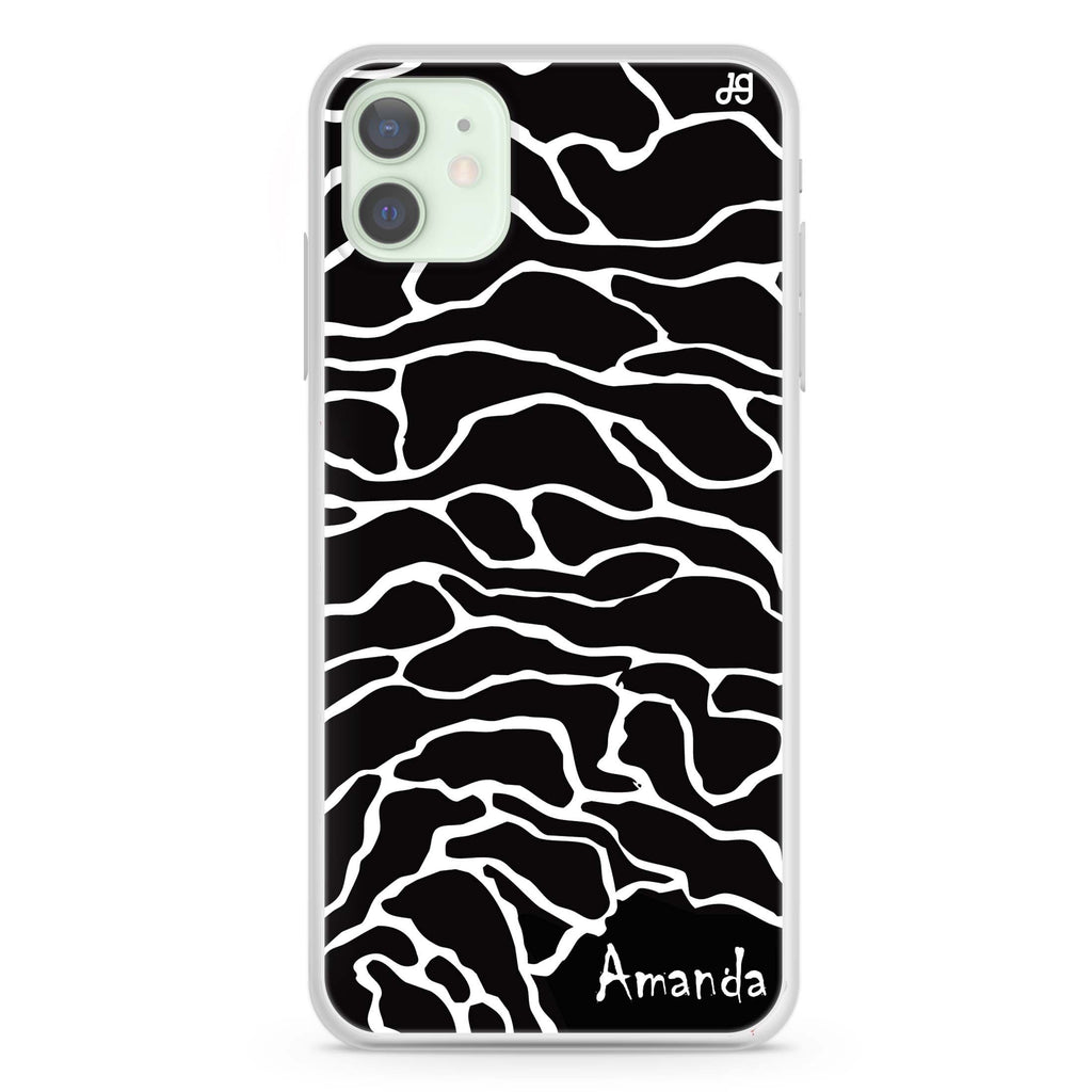 Contour Mapping iPhone 12 Ultra Clear Case