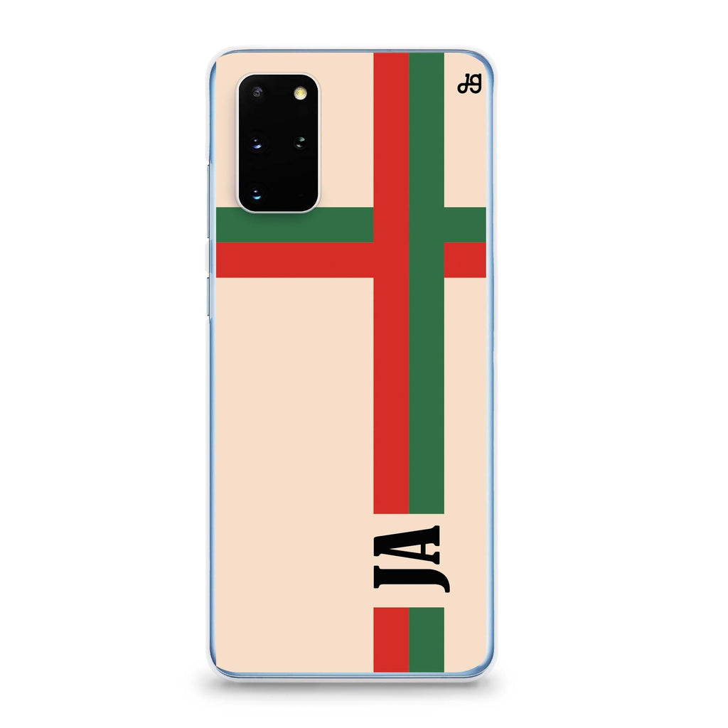 Matching Stripes Samsung S20 Soft Clear Case