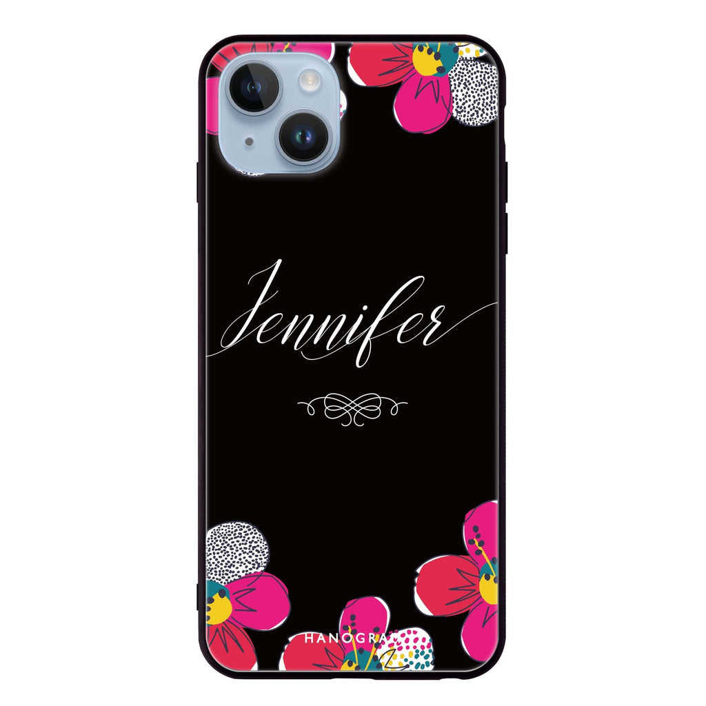 Stunning Floral iPhone 14 Plus Glass Case