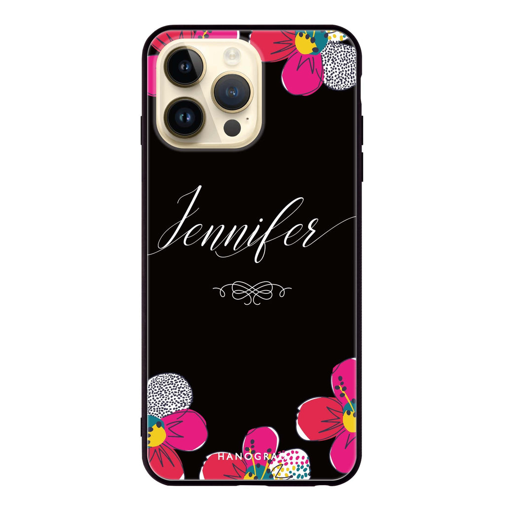 Stunning Floral Glass Case