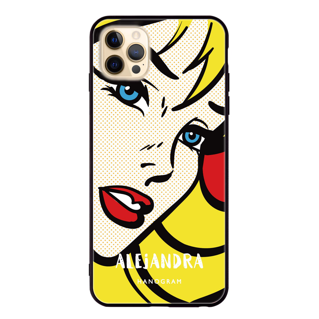 Pop Girl iPhone 12 Pro Max Glass Case