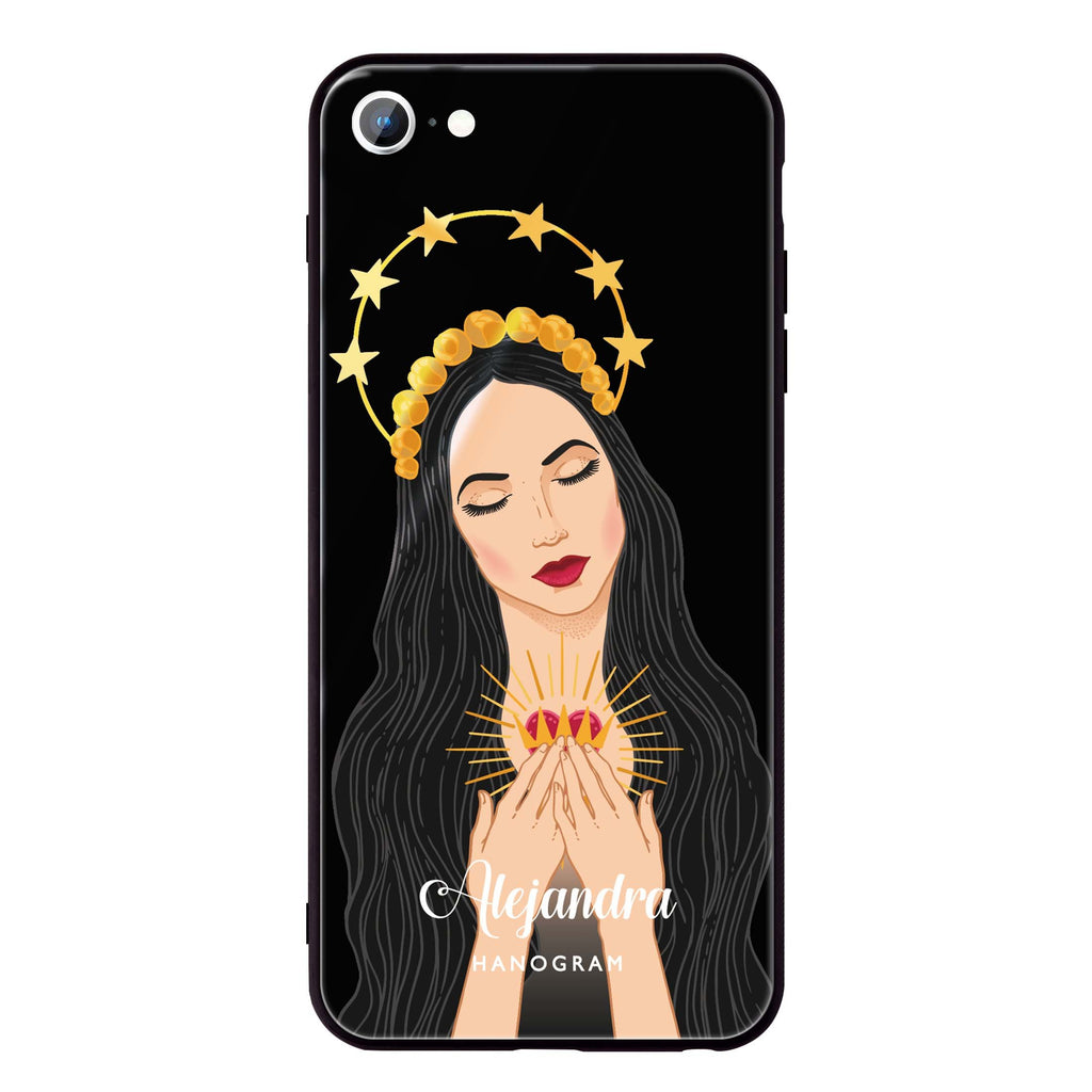 The Virgin Mary iPhone SE Glass Case