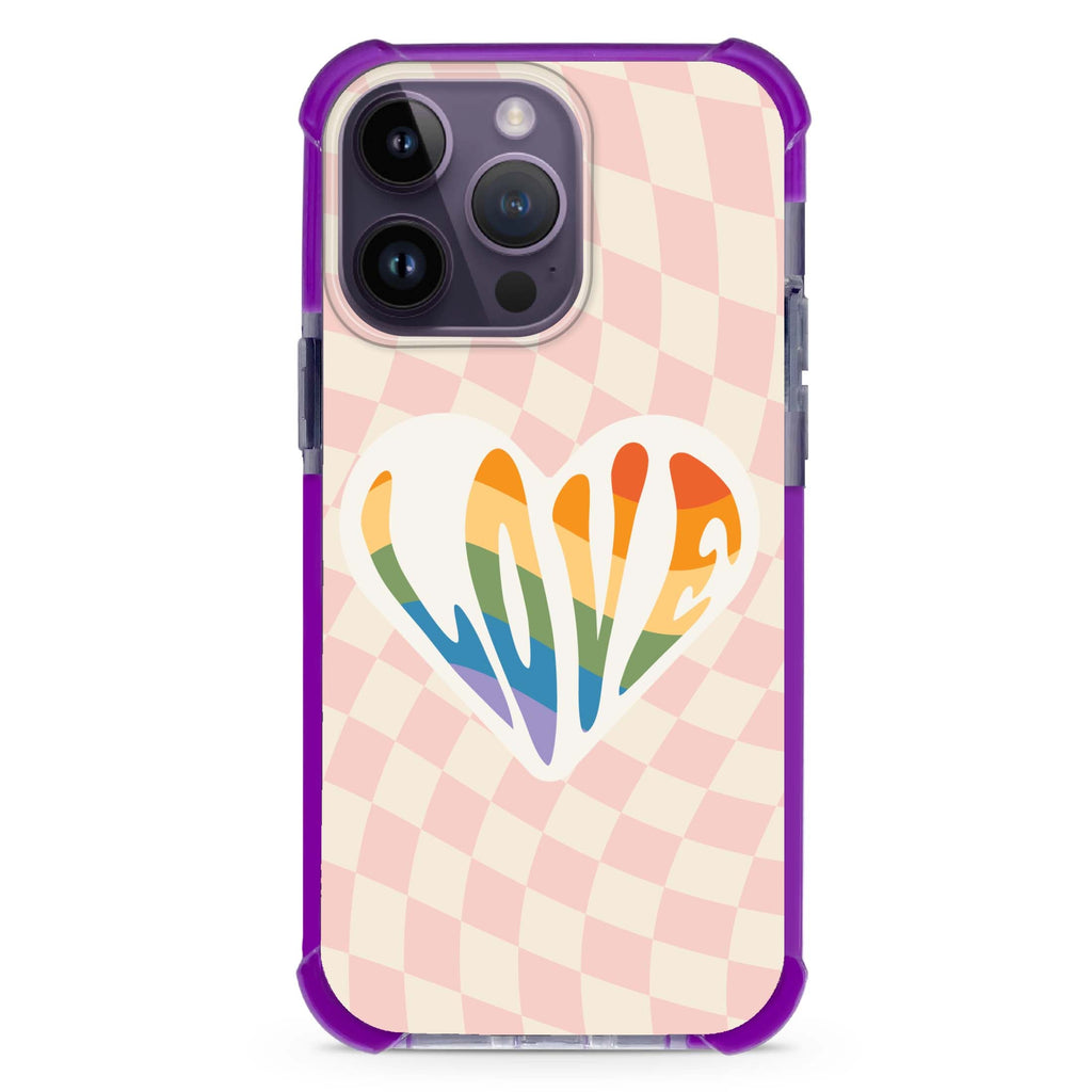 Rainbow LOVE MagSafe Compatible Ultra Shockproof Case