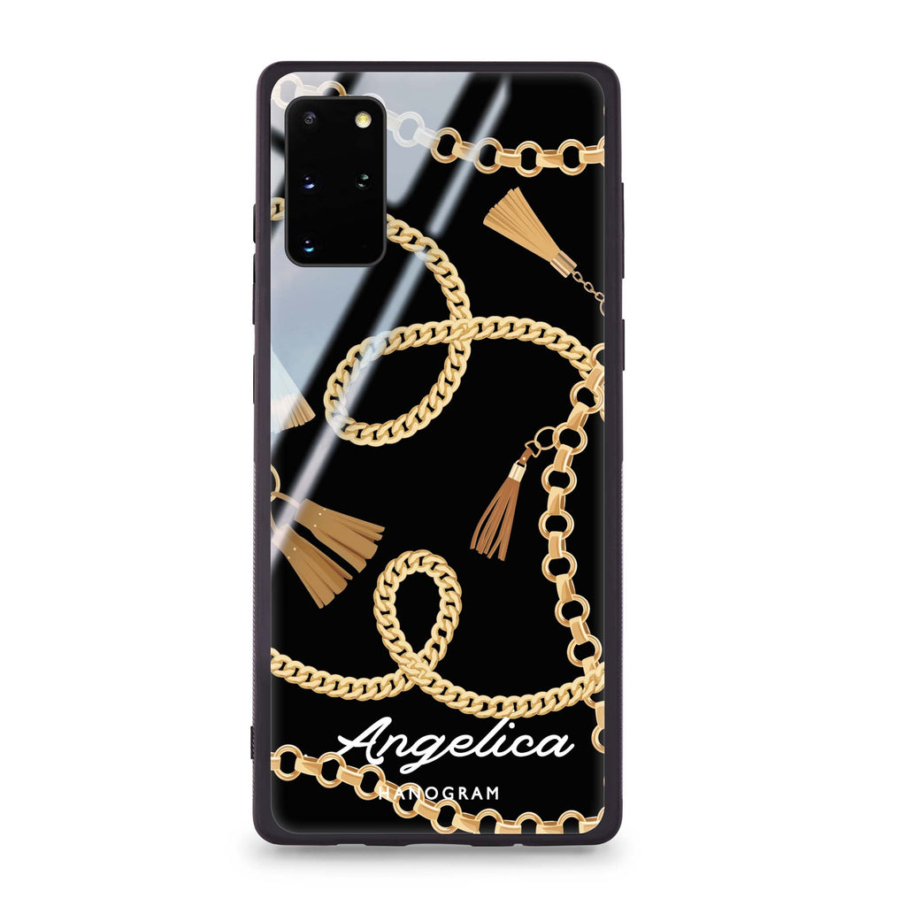 Belt and Chain I Samsung S20 Glass Case
