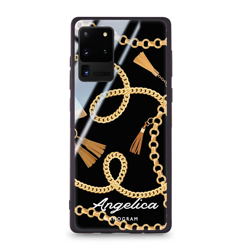 Belt and Chain I Samsung S20 Ultra Glass Case