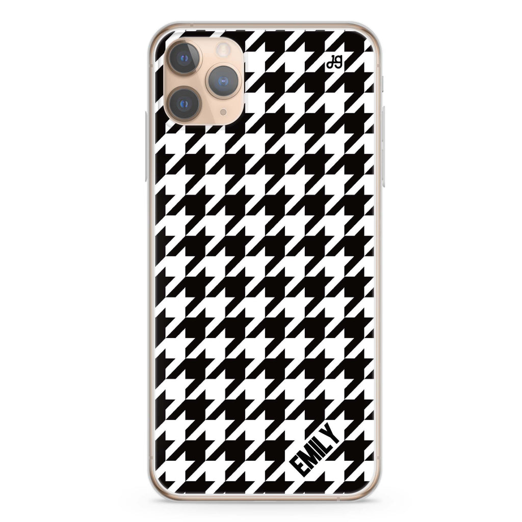 Houndstooth iPhone 11 Pro Max Ultra Clear Case