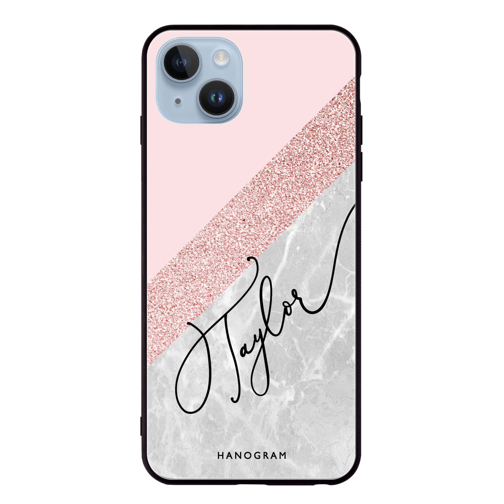 Marble Abstract II iPhone 14 Plus Glass Case