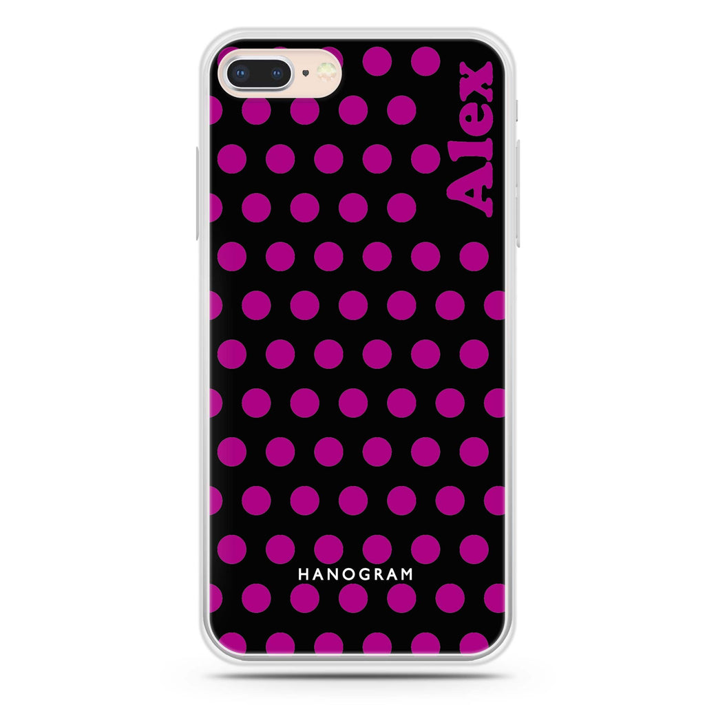 Wave Dots iPhone 7 Plus Ultra Clear Case