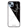 Black And White Marble iPhone 14 Plus Glass Case