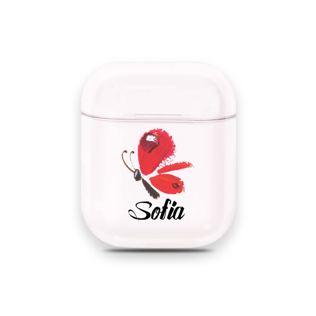 Watercolor Butterfly Airpods Case