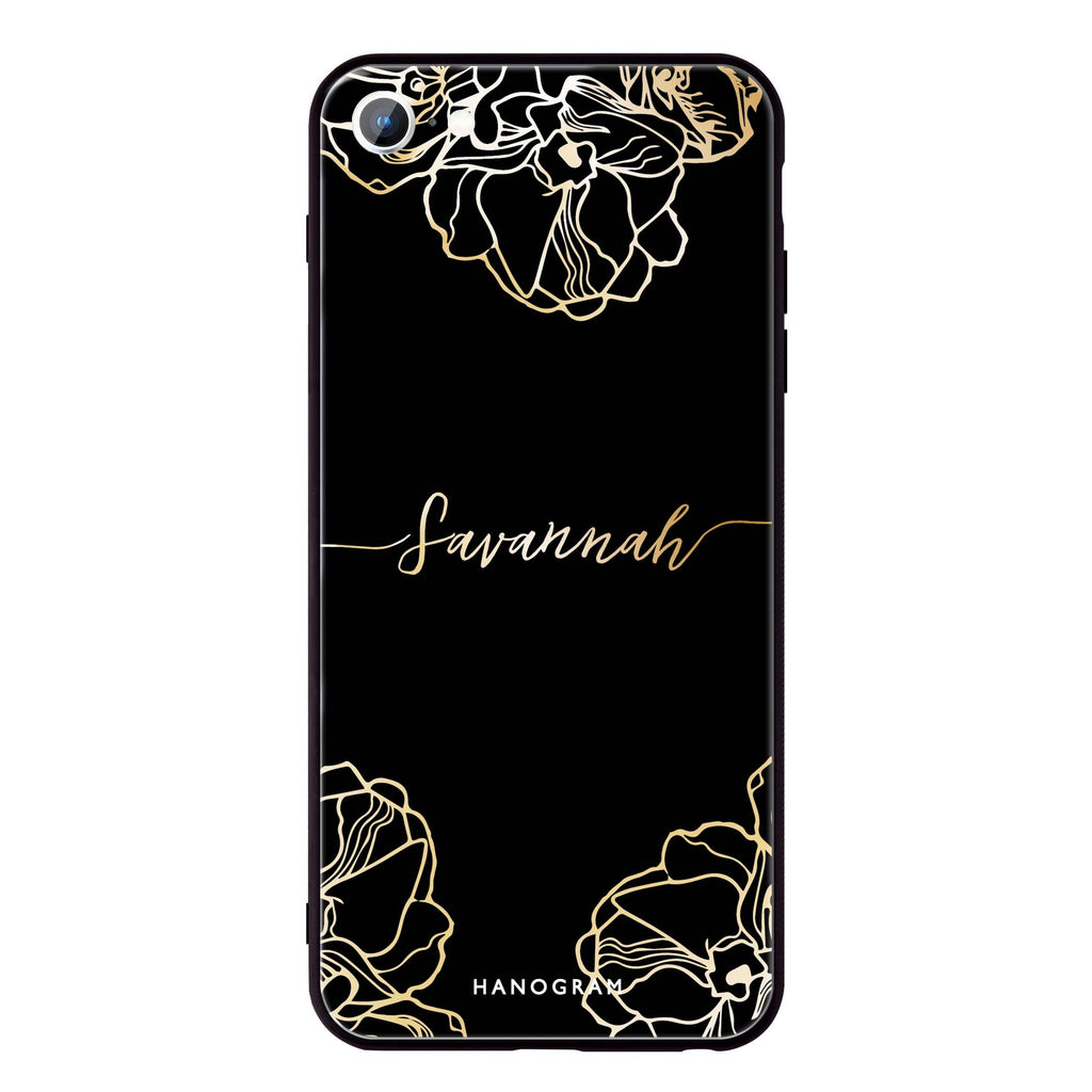 Crafts Of Floral iPhone SE Glass Case