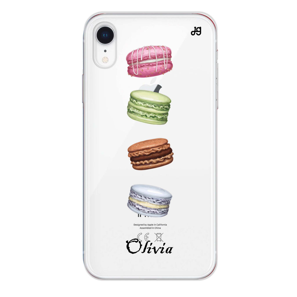 Delicious Macarons iPhone XR Ultra Clear Case