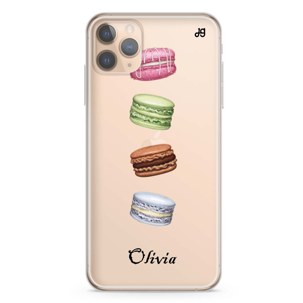 Delicious Macarons iPhone 11 Pro Max Ultra Clear Case