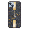 Luxury Gold Marble iPhone 14 Plus Glass Case
