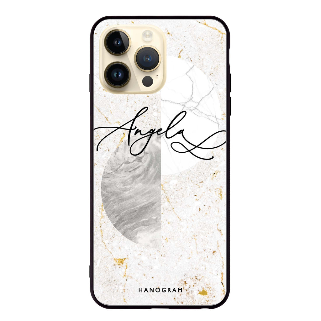 Marble Abstract III iPhone 13 Pro Max Glass Case