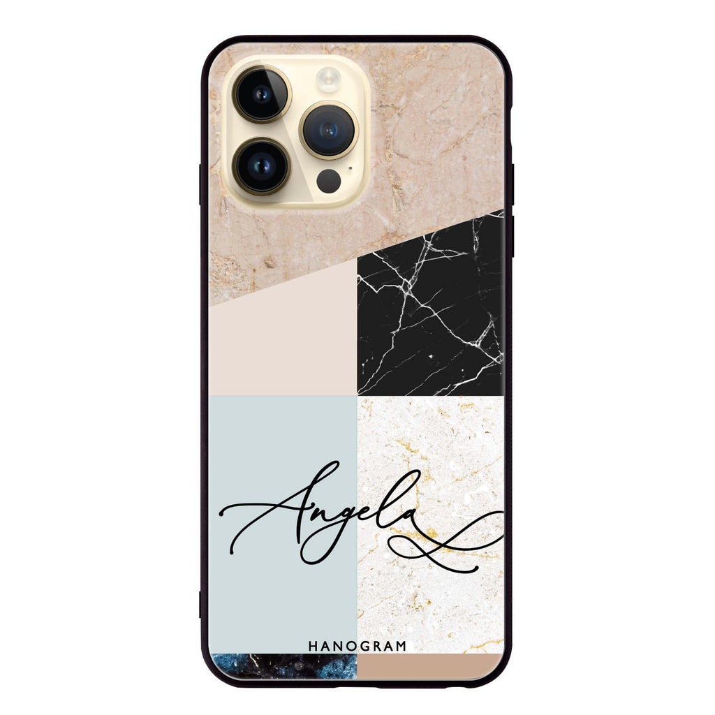 Marble Abstract V Glass Case
