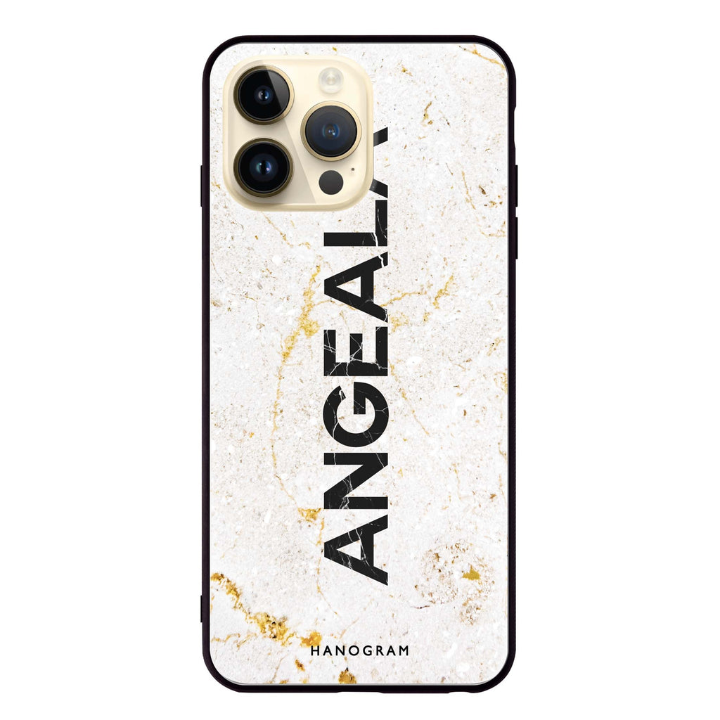 White Marble Glass Case