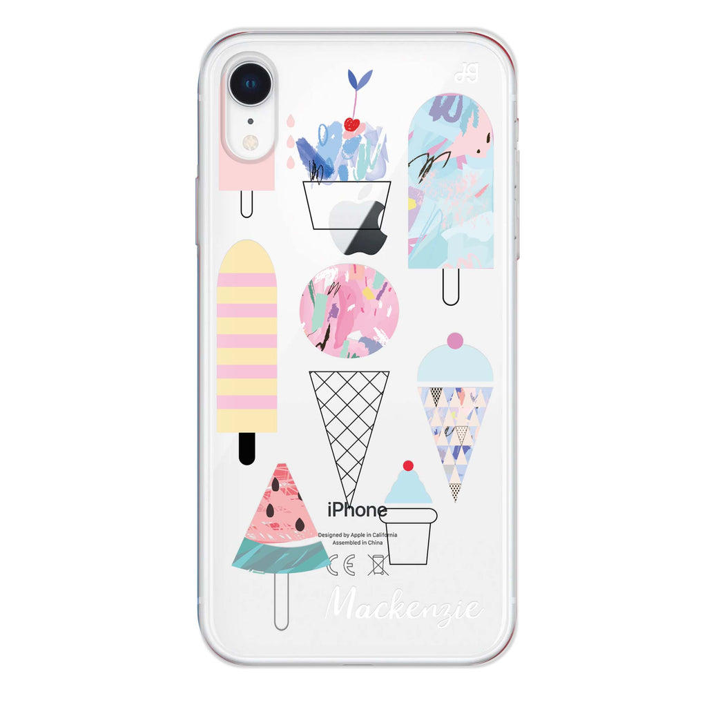 Artistic Ice cream II iPhone XR Ultra Clear Case