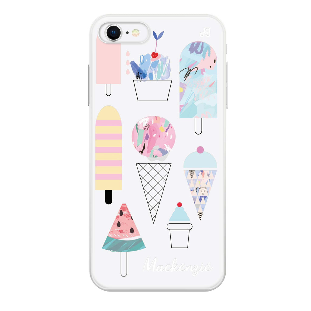 Artistic Ice cream II iPhone SE Ultra Clear Case