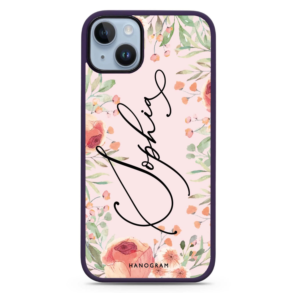 Glamorous Garden iPhone 14 Plus MagSafe Compatible Impact Guard Bumper Case