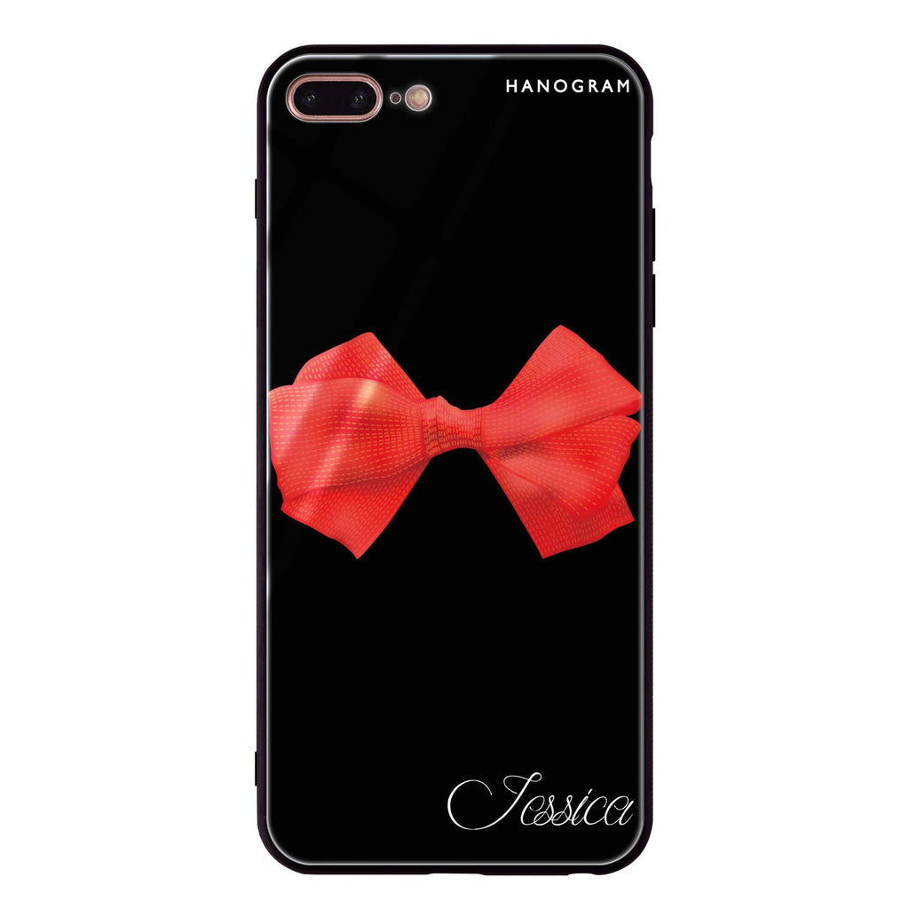 Red Bow iPhone 7 Plus Glass Case
