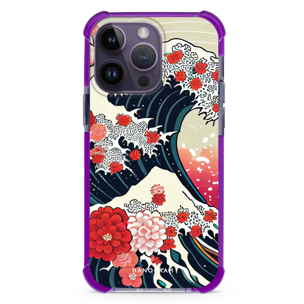 Waves & Flowers MagSafe Compatible Ultra Shockproof Case