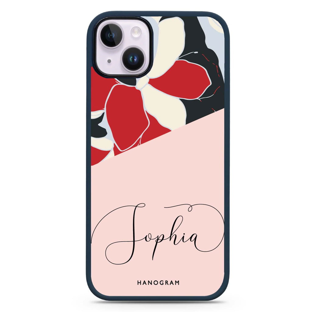 Floral POP iPhone 14 Plus MagSafe Compatible Impact Guard Bumper Case