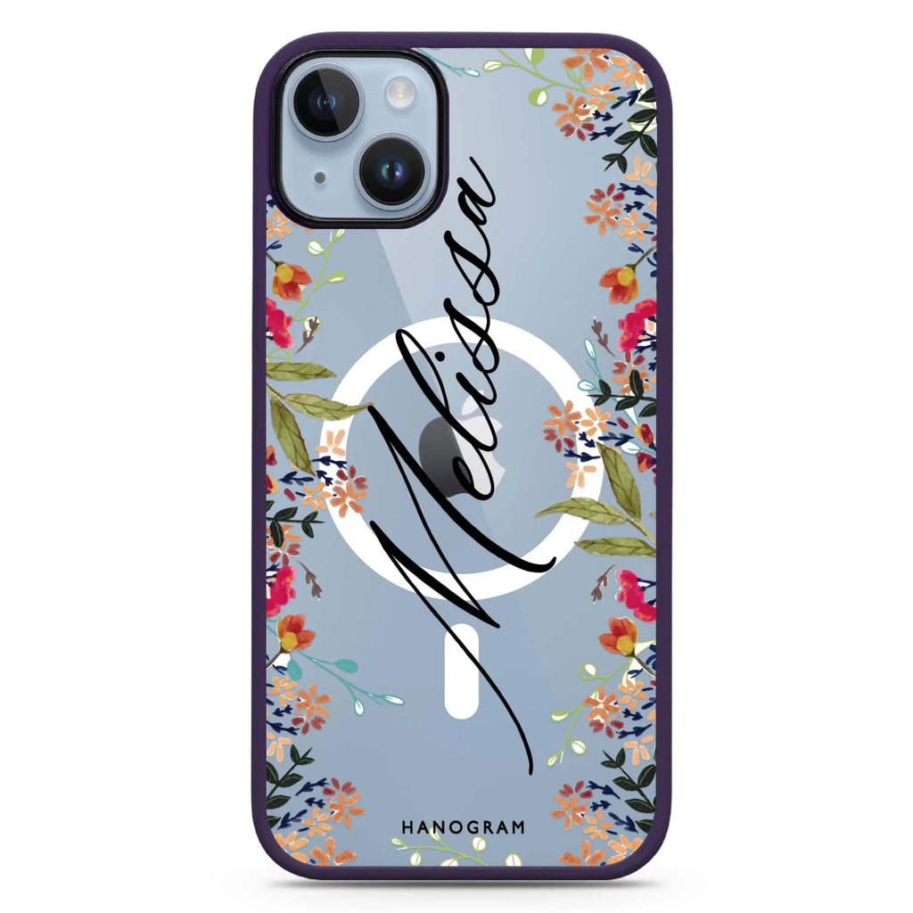 Rustic Garden iPhone 14 Plus MagSafe Compatible Impact Guard Bumper Case