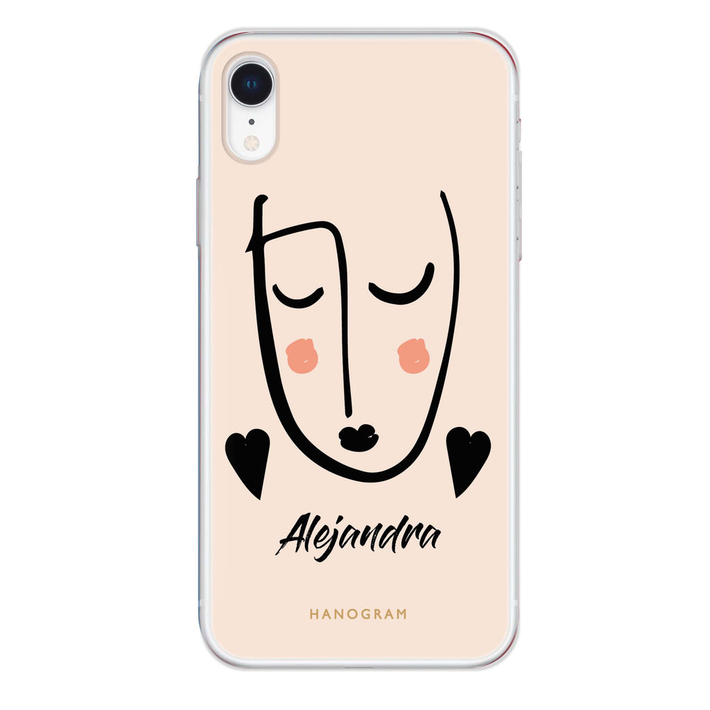 Lovely Face iPhone XR Ultra Clear Case