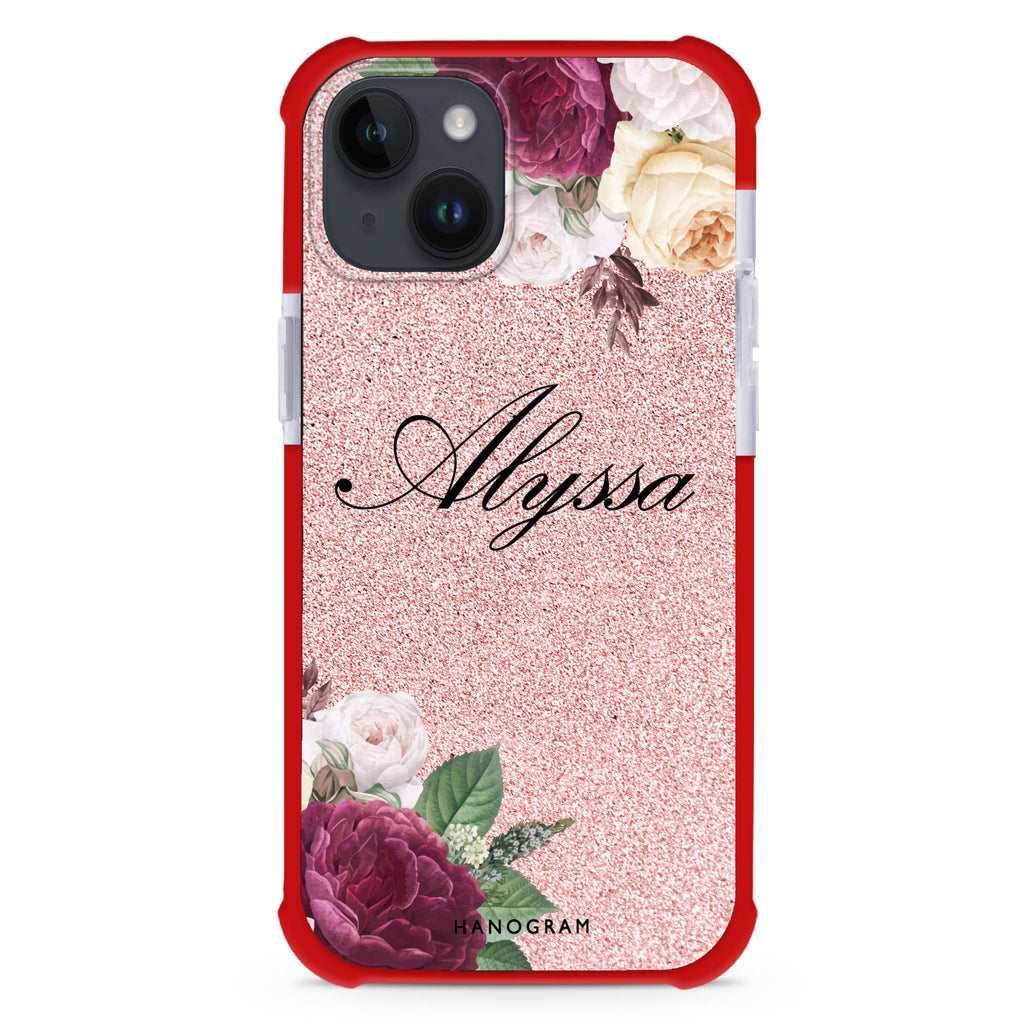 Glittering Floral iPhone 12 Mini Ultra Shockproof Case