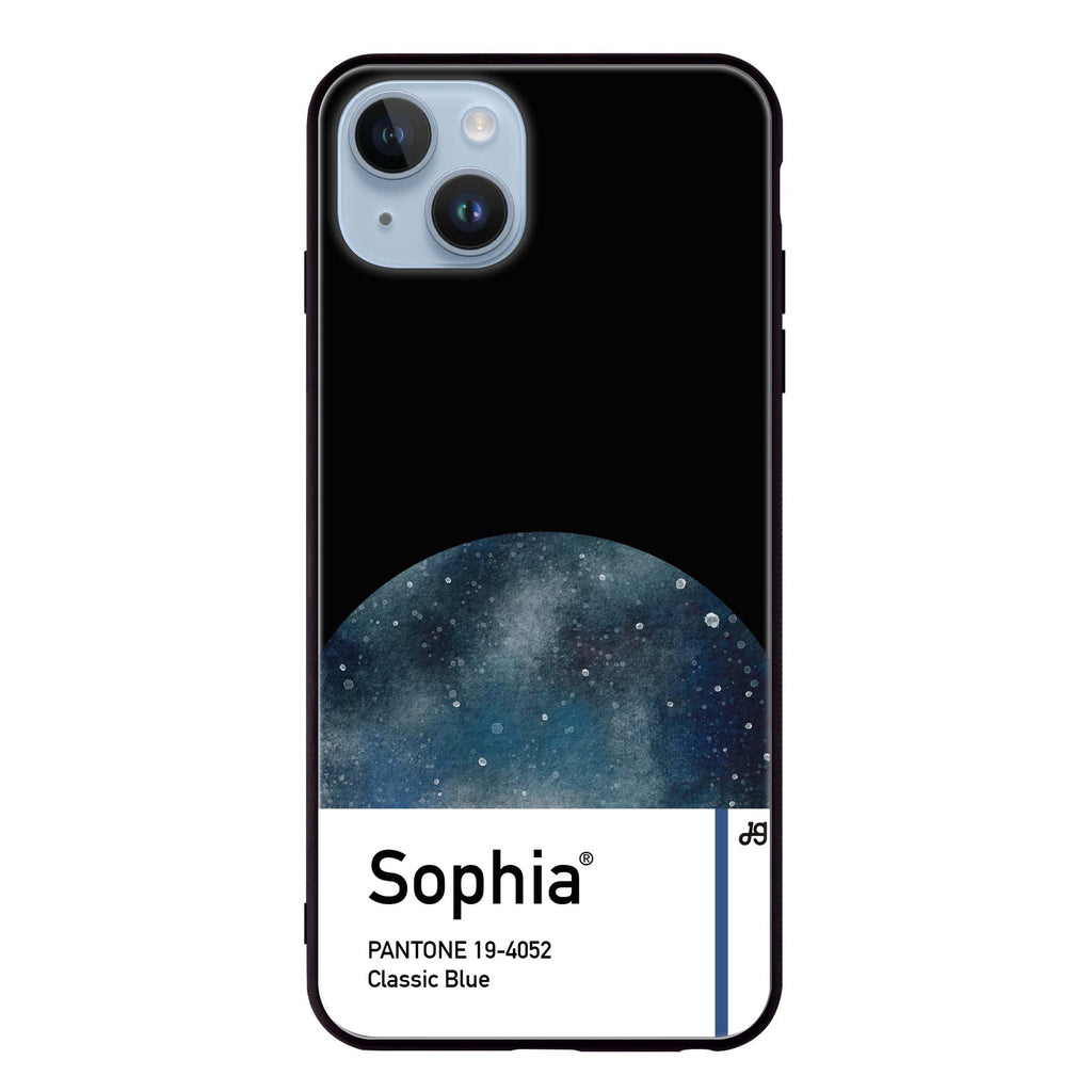 #19-4052 Classic Blue I iPhone 14 Plus Glass Case