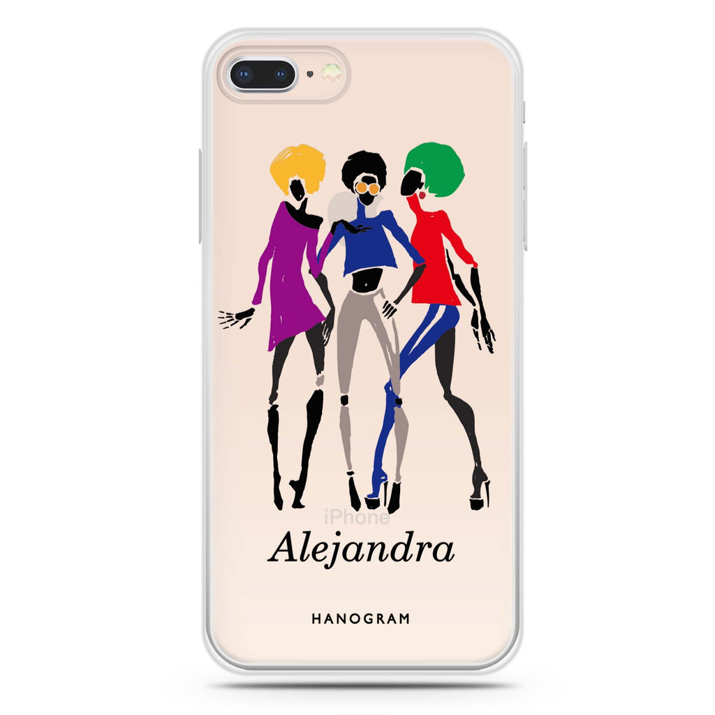 Artistic Girls iPhone 7 Plus Ultra Clear Case