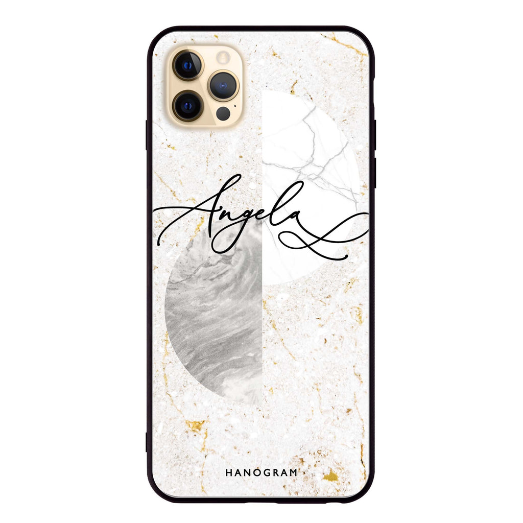 Marble Abstract III iPhone 12 Pro Max Glass Case