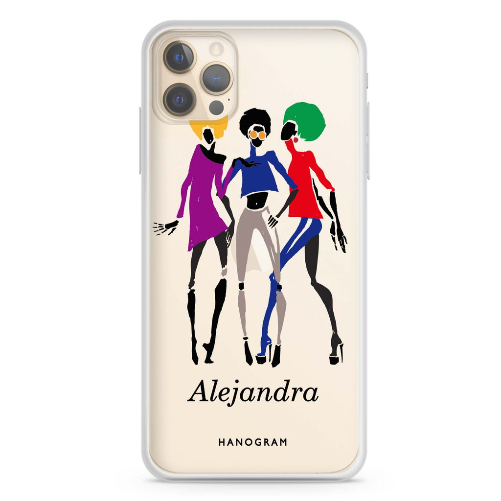 Artistic Girls iPhone 12 Pro Ultra Clear Case