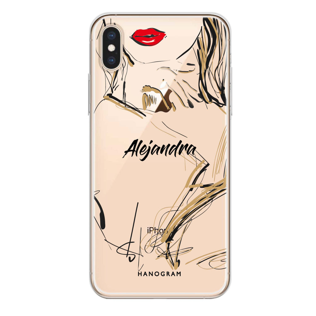 Fashion Model iPhone XS Max Ultra Clear Case