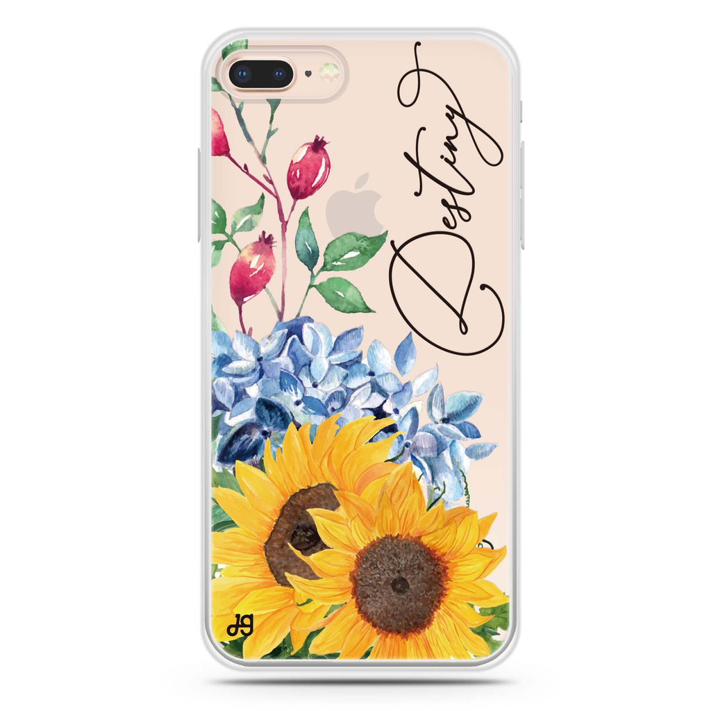 Blooming Sunflower iPhone 8 Ultra Clear Case