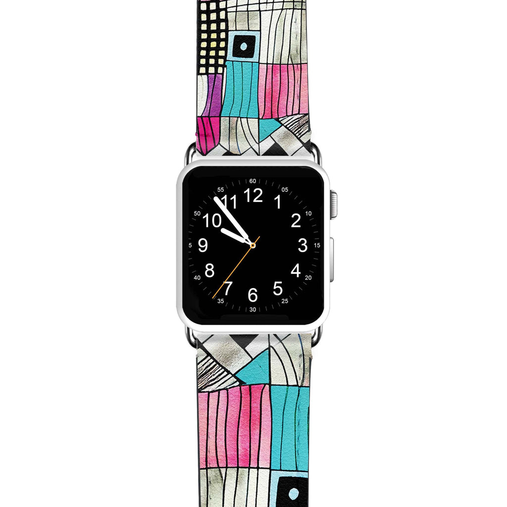 Abstract Checked Pattern APPLE WATCH BANDS