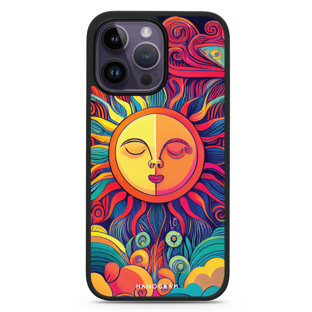 Magic Sun Face MagSafe Compatible Impact Guard Bumper Case
