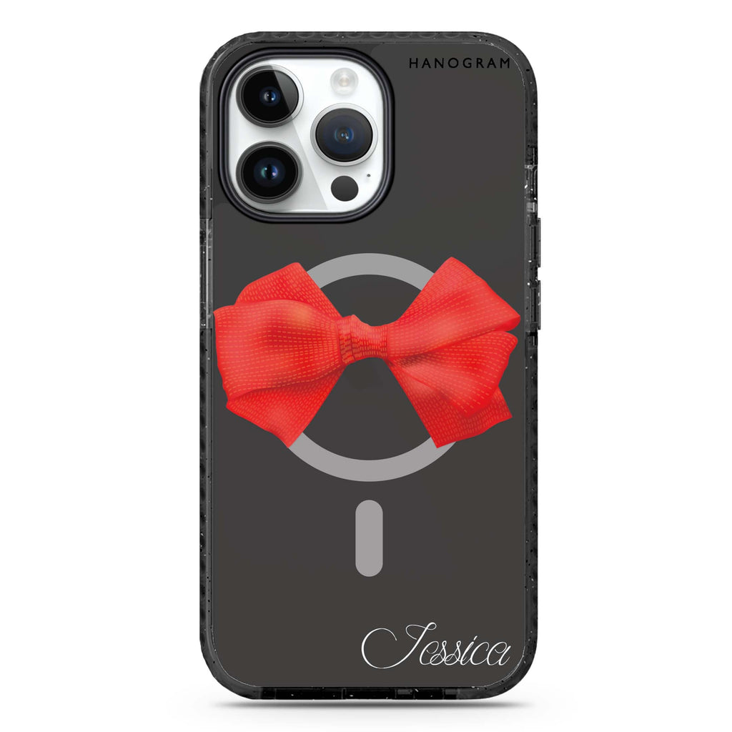 Red Bow MagSafe Compatible Durashock Case