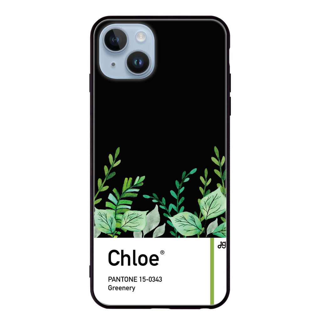#15-0343 Greenery I iPhone 14 Plus Glass Case