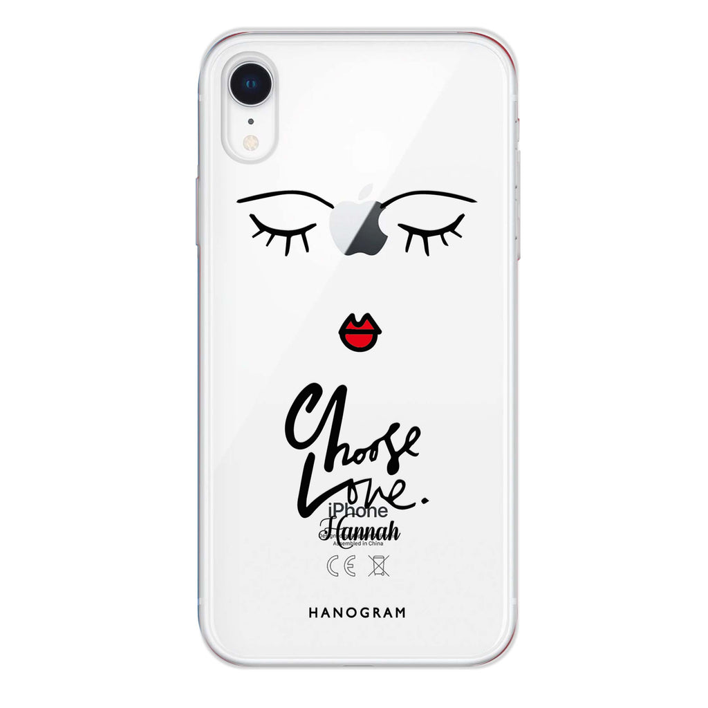 Choose Love iPhone XR Ultra Clear Case