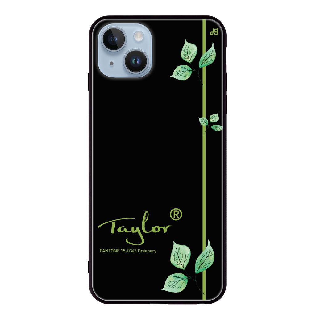 #15-0343 Greenery II iPhone 14 Plus Glass Case
