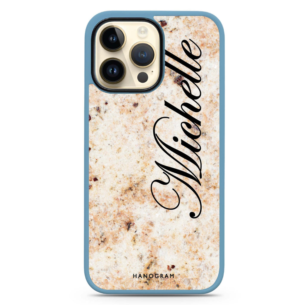Real Marble Impact Guard Bumper Case