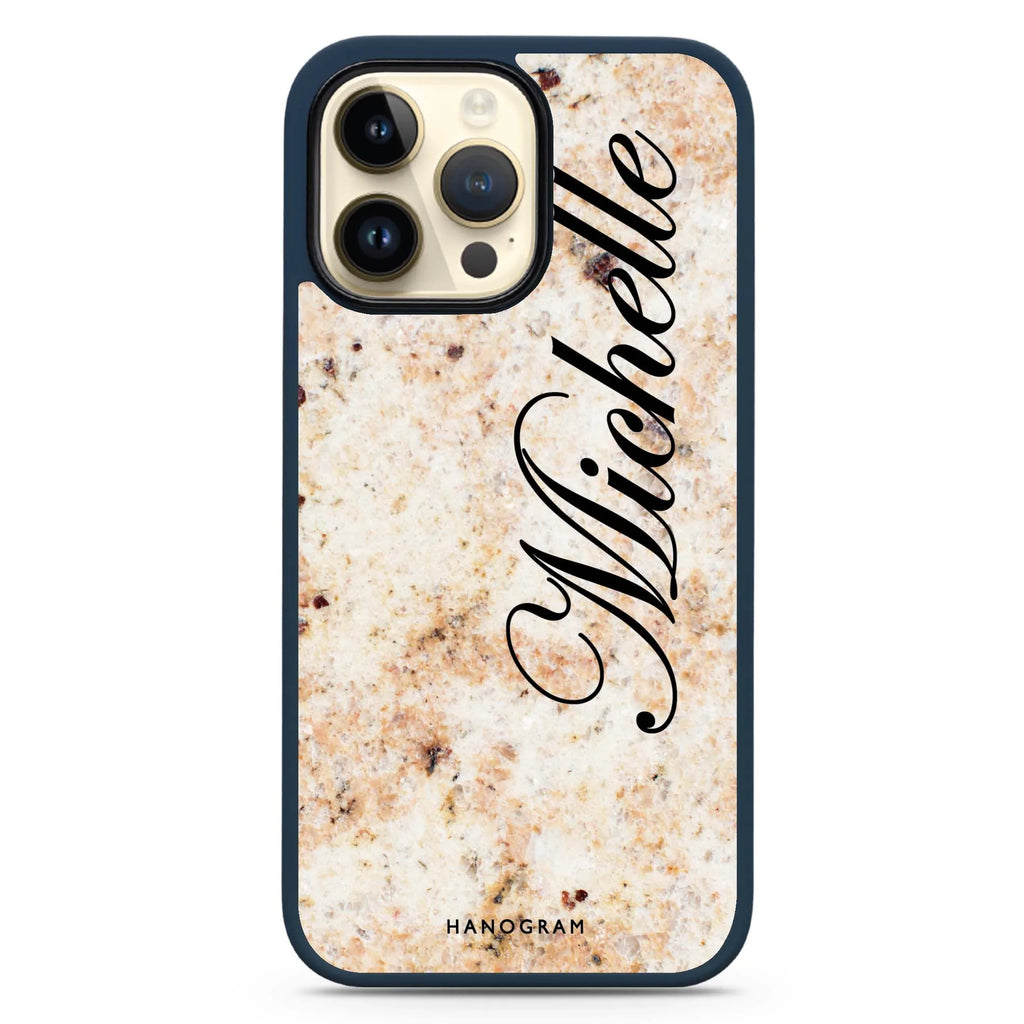 Real Marble MagSafe Compatible Impact Guard Bumper Case