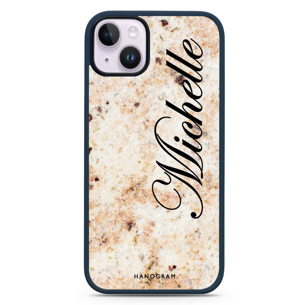 Real Marble iPhone 14 Plus MagSafe Compatible Impact Guard Bumper Case