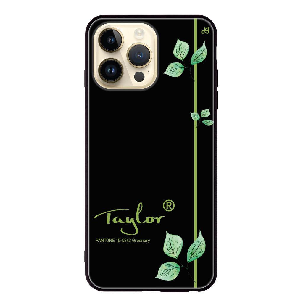#15-0343 Greenery II iPhone 13 Pro Max Glass Case