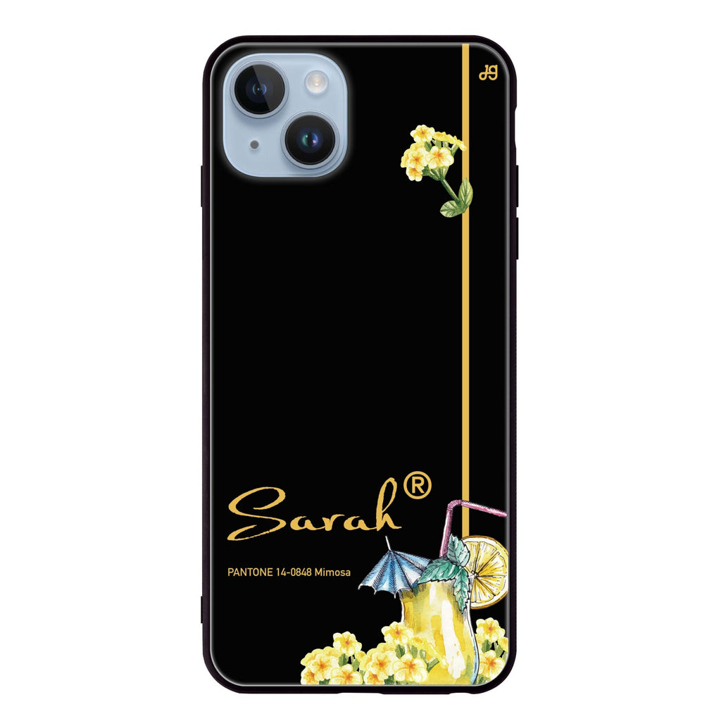 #14-0848 Mimosa II iPhone 14 Plus Glass Case