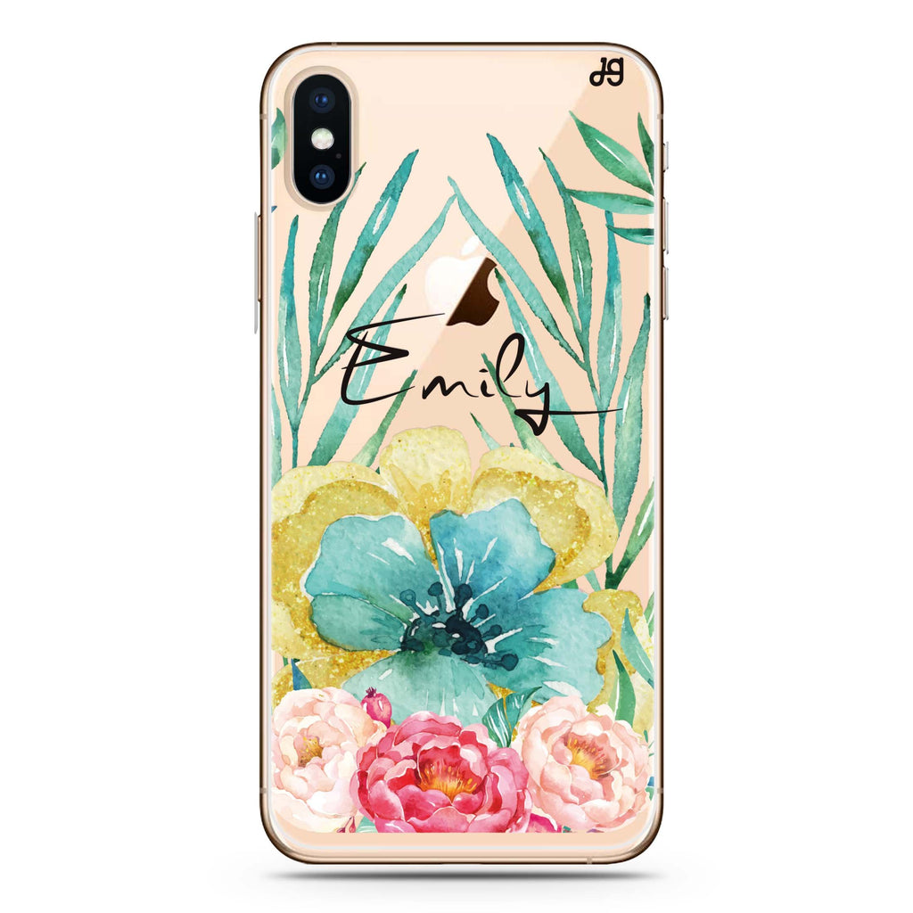 The Great Golden Flower iPhone X Ultra Clear Case